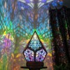 Bohemian LED Projection Light Bedside Night Lamp for Bedroom Hallway