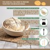 Sourdough Starter Kit: 2 Banneton Proofing Baskets-9" Round & 10"