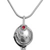 Niche-Finds STAINLESS STEEL Vervain Necklace Locket FILLED WITH REAL VERVAIN