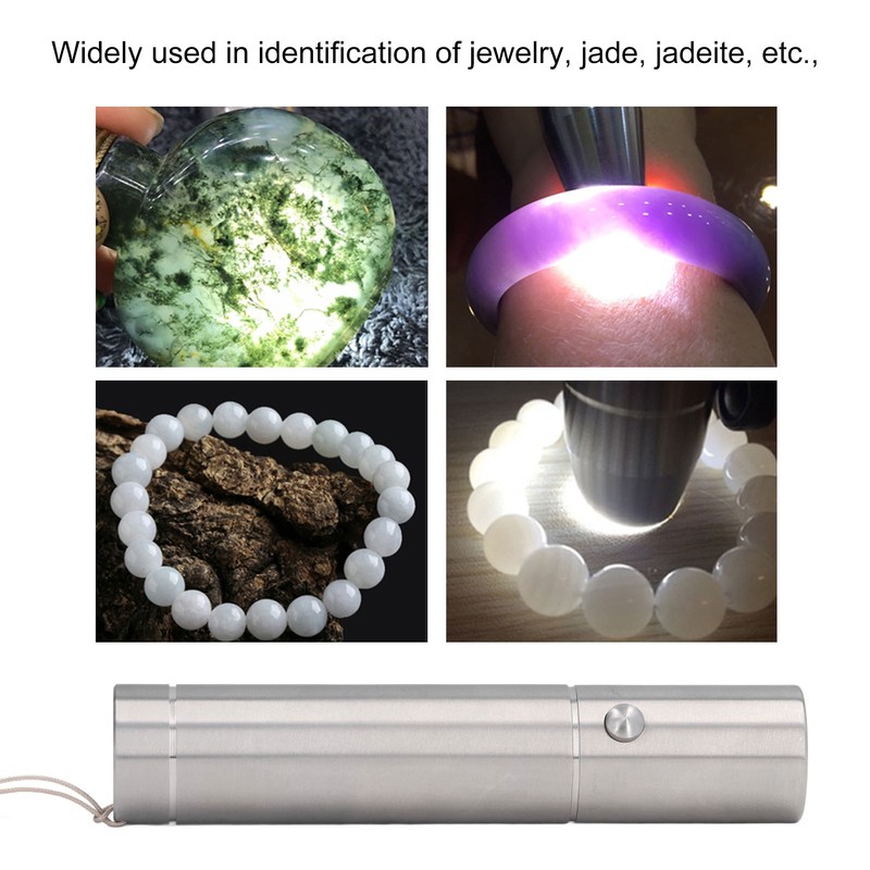 Mini Stainless Steel Flashlight 3 Mode Pocket LED Torch Handheld