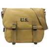 SMONT WW2 US M1936 Canvas Messenger Bag, 12" Vintage Tactical