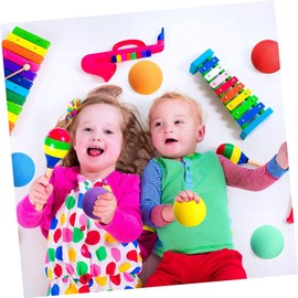 HEMOTON 24pcs Eva Sponge Ball Mini Sponge Balls Elastic Sponge Balls for Finger Exercise Baby Sponge Colorful Play Balls Foam Stress Ball Mini Toy Child Relaxation Ball Portable