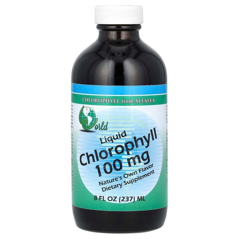 World Organic SVR Chlorophyll, 100 mg, Liquid 8 FL Oz