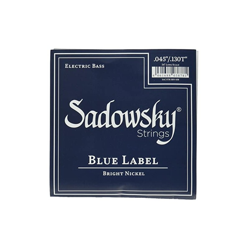 Sadowsky Blue Label Base String Nickel String 5 String 045-130