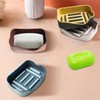 Qaixwuyi Pack of 4 Soap Box Double Drain Soap Box
