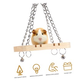 GANAZONO 5pcs Wooden Hamster Chew for Small Pets Chinchilla Exercise Grinding Bite for Hamsters Rabbits Guinea Pigs Small Animal Teeth Care