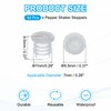 PATIKIL Salt and Pepper Shaker Stoppers 7mm/0.28", 50Pcs Plastic Salt