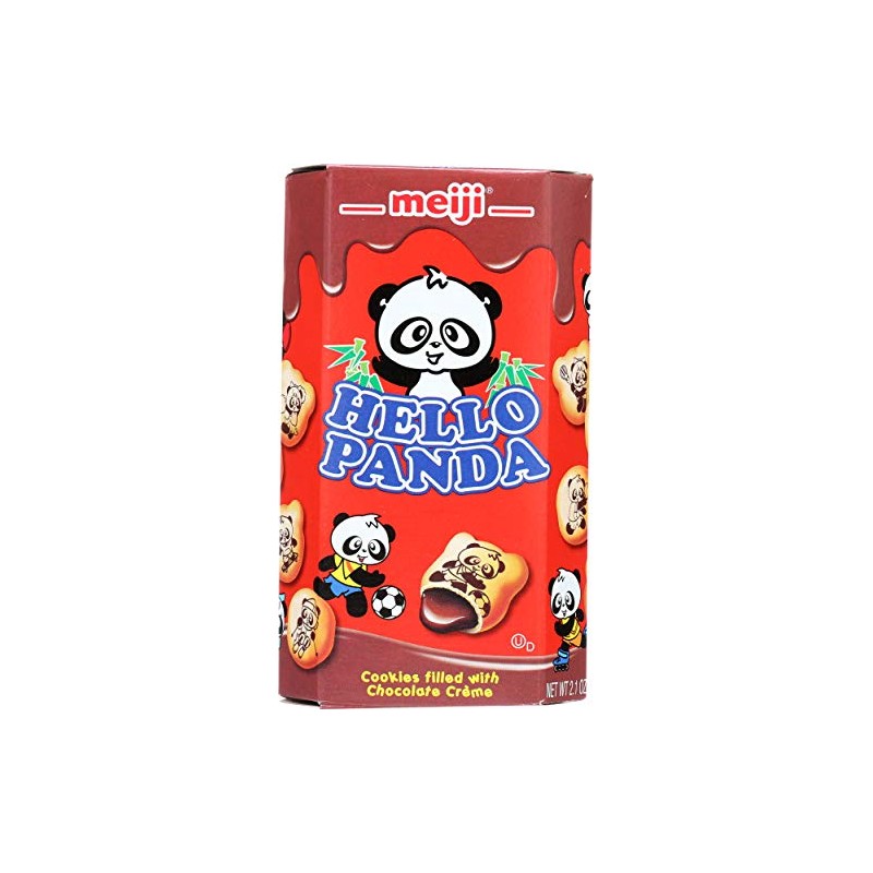 Meiji Hello Panda Biscuit with Chocolate Cream, 2.1 oz