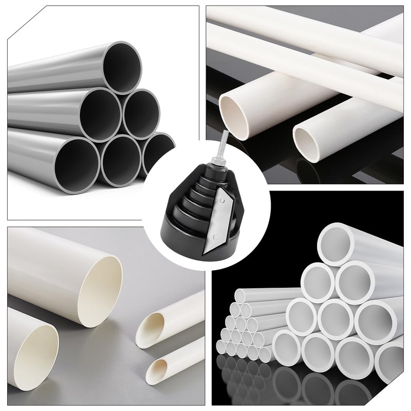 Plastic Pipe Chamfer Tool, PVC PP PE Pipe Deburrer, Pipe