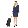 Karnival Costumes Blue Airlines Flight Attendant Women's Costume X-Large 18-20