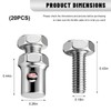20 PCS Throttle Brake Cable Ends, 1/8" Stop Clamp Clutch