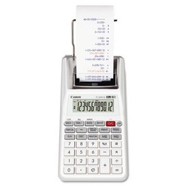 Canonamp;reg; - P1-DHVG One-Color 12-Digit Printing Calculator, White - Sold As 1 Each - Palm Printing Calculator Featuring a Stylish Silver Metallic Design.