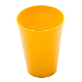 Harfield 150ml Yellow Tumblers Children's Cups (Pack of 6) Reusable Virtually Unbreakable Polycarbonate Plastic Dishwasher Safe