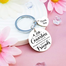 OWIGIU Appreciation Gifts for Coworkers Going Away Gifts for Coworker Women New Job Goodbye Gift for Coworkers Thank You Keychain Coworker Leaving Gift Woman