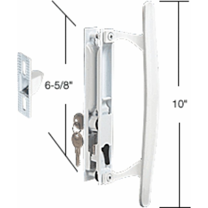 Prime-Line Products C 1197 Sliding Glass Door Handle Set, 6-5/8