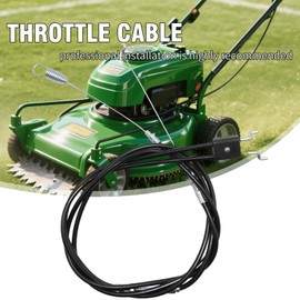 JUUDDENPARTS Throttle Cable and Clutch, Universal Clutch Brake Throttle Cable Repair Kit, Lawn Mower Throttle Cable Repair Kit
