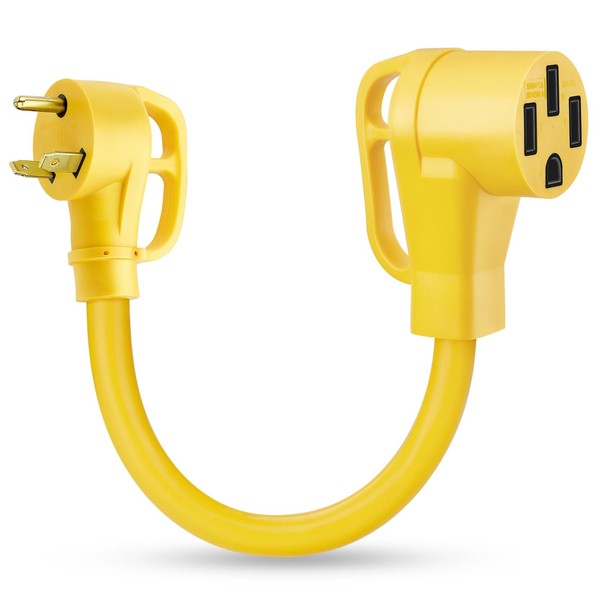 Kohree 30 Amp to 50 Amp RV Plug Adapter 18",