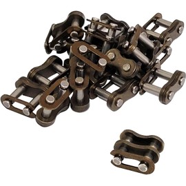 Young Wolf 20X Motorcycle 25H Chain Master Link Chain Connecting Link Steel Chain Link Roller Chain Connecting Links Replacement Repair Parts