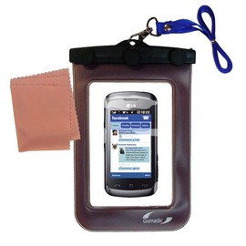 Gomadic Outdoor Waterproof Carrying case Suitable for The LG Cookie Music to use Underwater - Keeps Device Clean and Dry