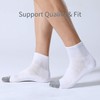 FITRELL 6 Pack Men's Athletic Ankle Socks Cushioned Sports Running