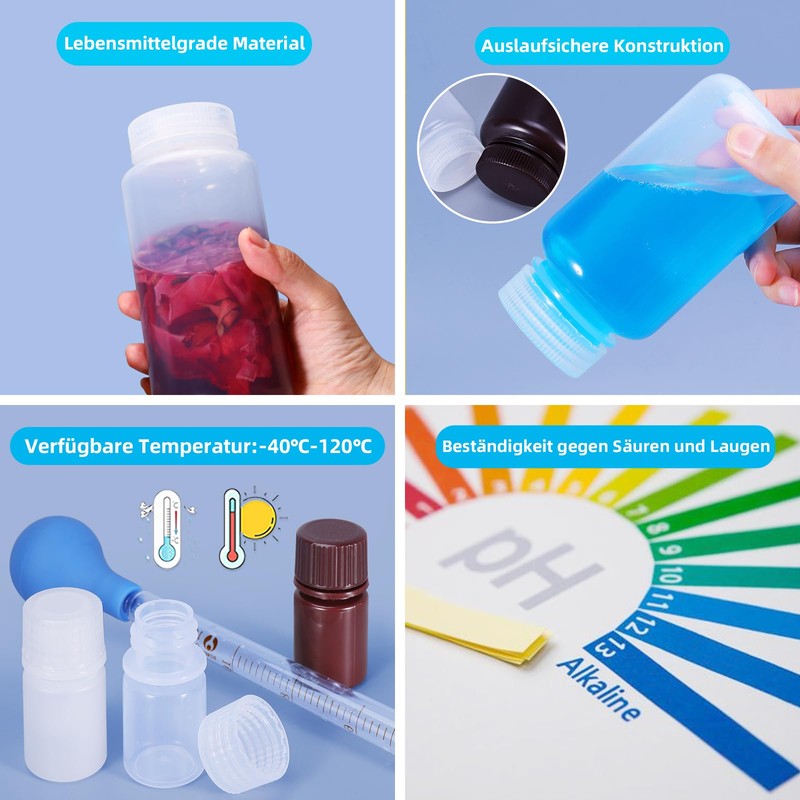 UMETASS PP Wide Mouthed Laboratory Reagent Bottle, Laboratory Quality Chemical
