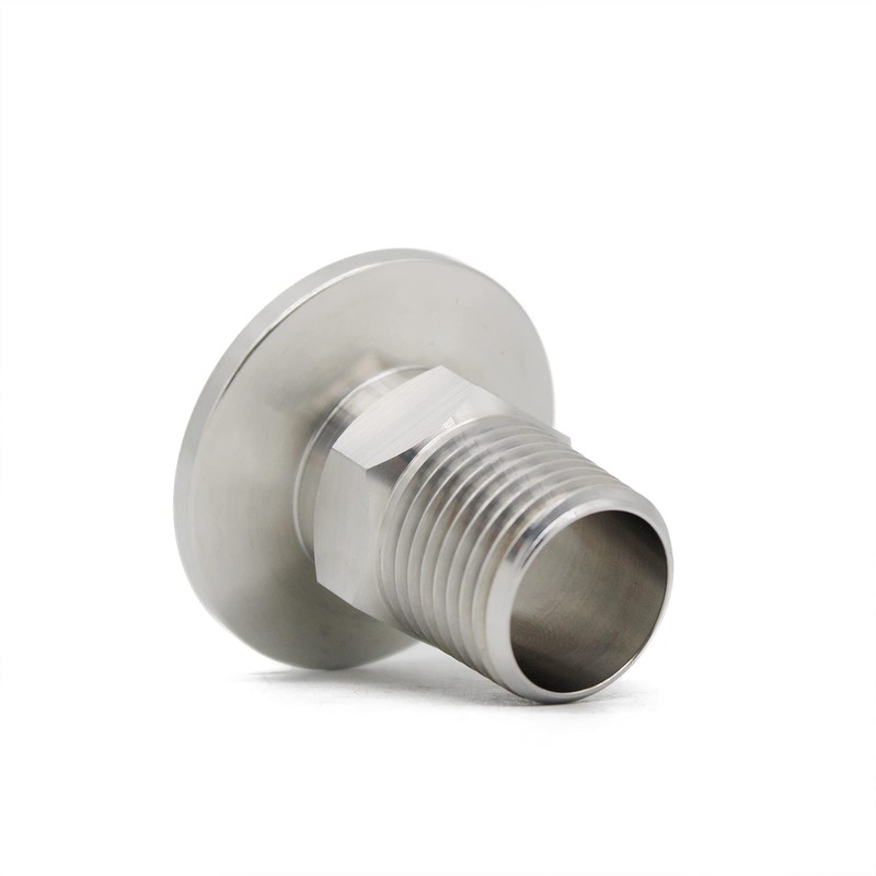 QMINOX SS304 KF25 NPT Male Adaptor thread 1/2" NW25 KF