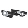 Pair of Fog Light Bezel Impact Resistant Strong Protection 25887505