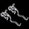 Valance Clips ZZLZX 10PCS 2-1/2" Clear Plastic Window Blinds Hidden