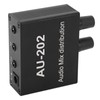 Stereo Mixer Audio Distributor 2 Input 2 Output 3.5mm Jack