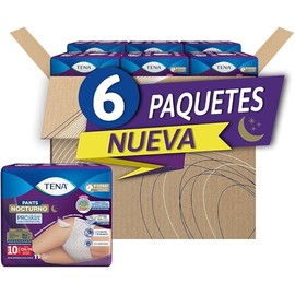 TENA Pants Nocturno Talla M, Ropa interior desechable, 60 piezas