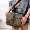 Collsants Small Vintage Canvas Crossbody Purse Travel Shoulder Bags Messenger