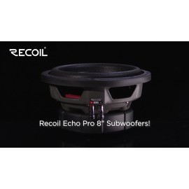 Recoil PW8D2 Car Audio Subwoofer 8 Inch 800 Watts Power Dual 2 Ohm Voice Coil