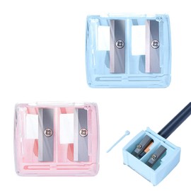 LQIOACU 2 Stück Makeup Sharpener Anspitzer, Kosmetikspitzer, Spitzer dicke und dünne stifte, Anspitzer dicke und dünne stifte