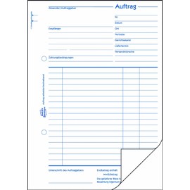 Avery Zweckform 756 Application, DIN A5, selbstdurchschreibend, 2 x 50 Sheets, White
