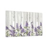 Rustic Wooden Plank Lavender 4 Gang Wall Plate Quad Toggle