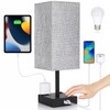 Soilsiu Bedside Table Lamp for Bedroom - Touch Small Lamp