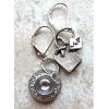 TEA CUP and tea bag CHARMS earring SP LEVERBACK Artisan