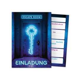 12 Invitation Cards Children's Birthday Escape Room Boys Girls Boys Cool Colourful Invitations Children Birthday Boys Birthday Girl Birthday Detective Children's Party Birthday Invitations