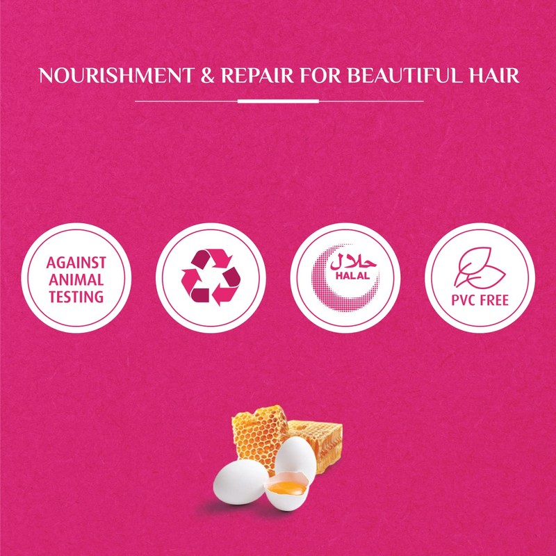 Hair Shampoo Honey & Eggs Vatika Repair & Restore Shampoo