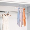 NiHome Wall Mount Clear Acrylic Hand Towel Racks 2-Pack for