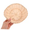 BIUDECO Bread Basket Rattan Large Kitchen Basket Japanese Daiso Style