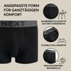 NEXT Essential Men's Hipster Boxer Shorts with Elastic Waistband, Pack