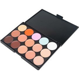 Paleta de Crema Base y Corrector Profesional Herramienta Maquillaje Cobertura Alta Duradera