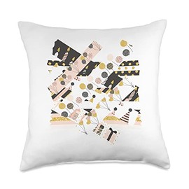 Joyful Washi Tape Throw Pillow
