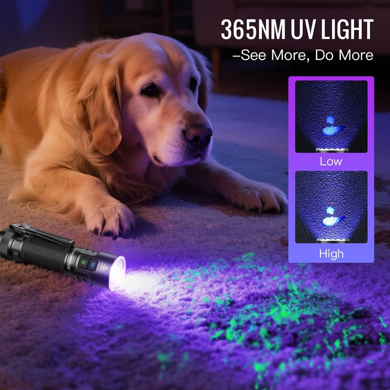 sofirn SR23 3300 Lumens EDC Flashlight USB C Rechargeable, Bright