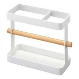 Yamazaki Home Wide Tool Stand-Kitchen Utensil Holder, Cooking Storage Organizer, One Size, White