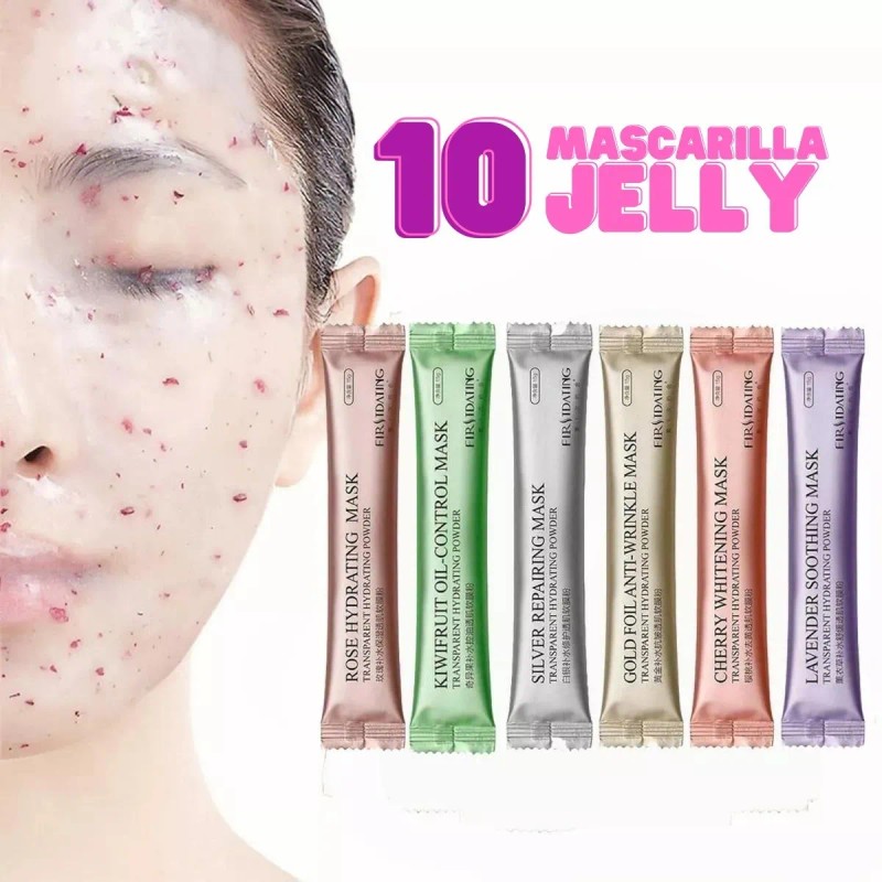 Mascarilla Jelly Hidroplastica Hidratación Pzas