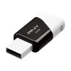 PNY Compact Attache 32GB USB 2.0 Flash Drive - Black/White