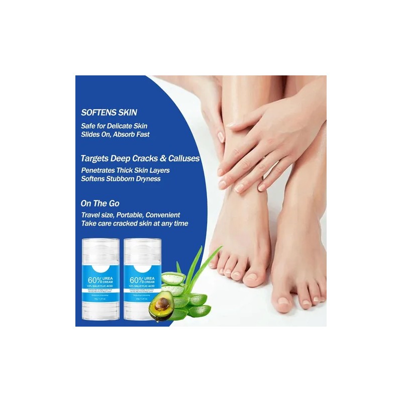 Crema De Urea De Máxima Potencia Para Pies, 2 Unidades