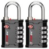 Forge 4-Digit TSA Approved Travel Locks – Heavy-Duty Combination Padlock